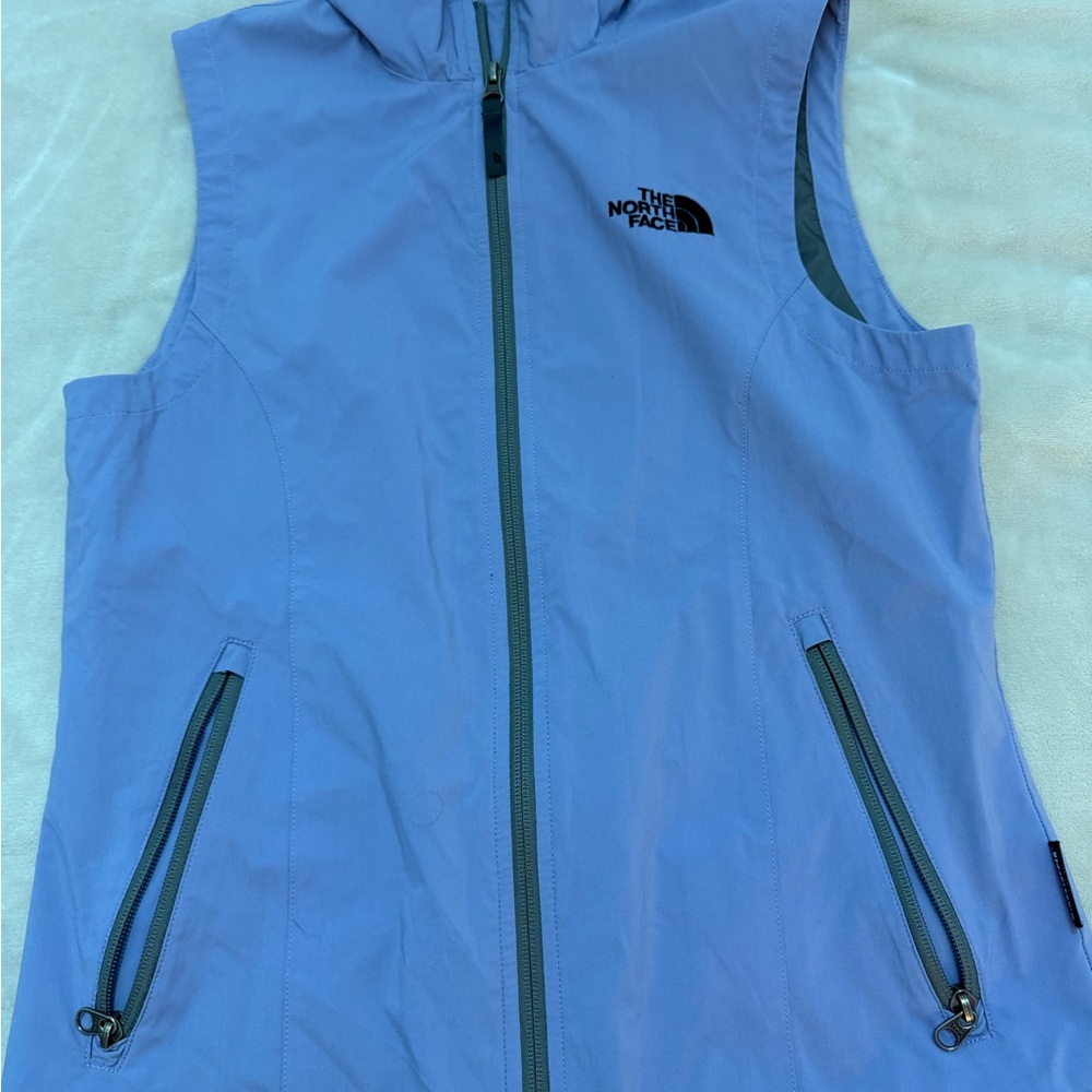 The North Face Gray Hooded Vest - Picture 4 of 5